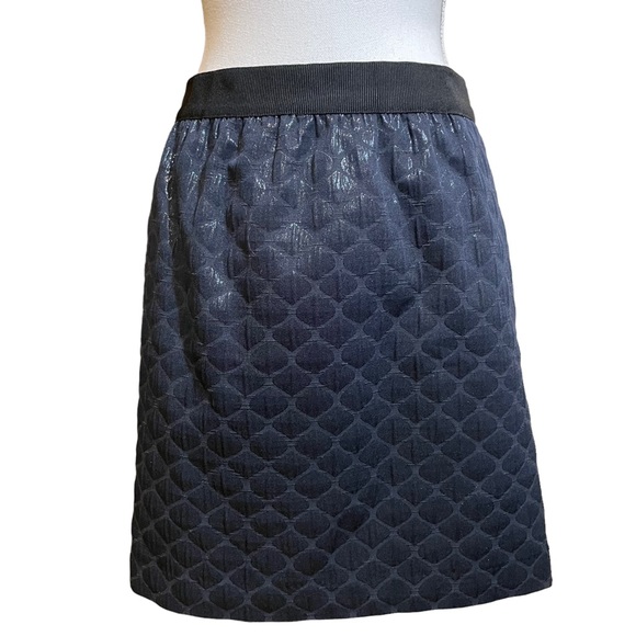 Loft Textured Black Mini Skirt.  Size 6 - Picture 1 of 7